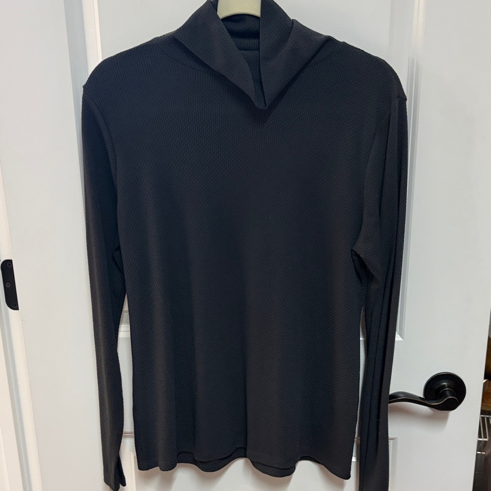 LOFT Black Cowl Neck Sweater